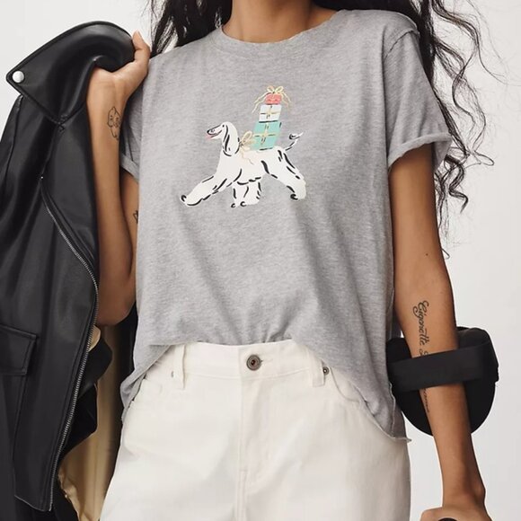 NWT Anthropologie Krissy Mast x Anthropologie Tee Size XS - Picture 1 of 3